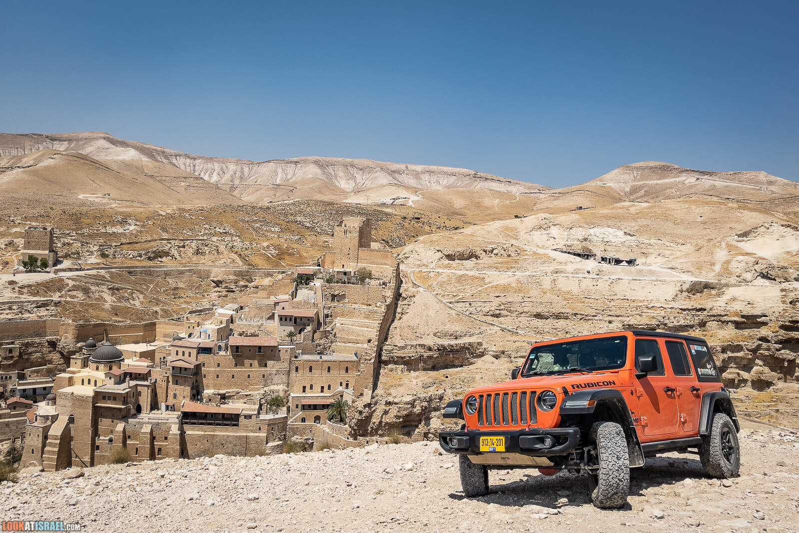 Иудейская пустыне на внедорожнике, монастырь Мар Саба, гора Мунтар (Азазель) | מסע מסכם קורס נהג מתקדם קיץ 2021 שבילים - LookAtIsrael.com - Фото путешествия по Израилю
