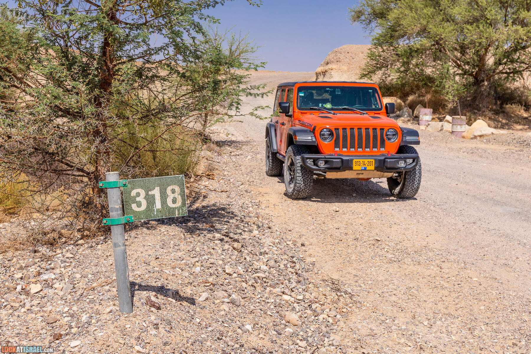 Южная часть дороги 10 вдоль границы с Египтом и Эйлатские горы - гора Берех, нахаль Метек, нахаль Ботем и Ботмим, обратная сторона долины Тимна, гигантские бульбусы в Израиле |  LookAtIsrael.com - Фото путешествия по Израилю