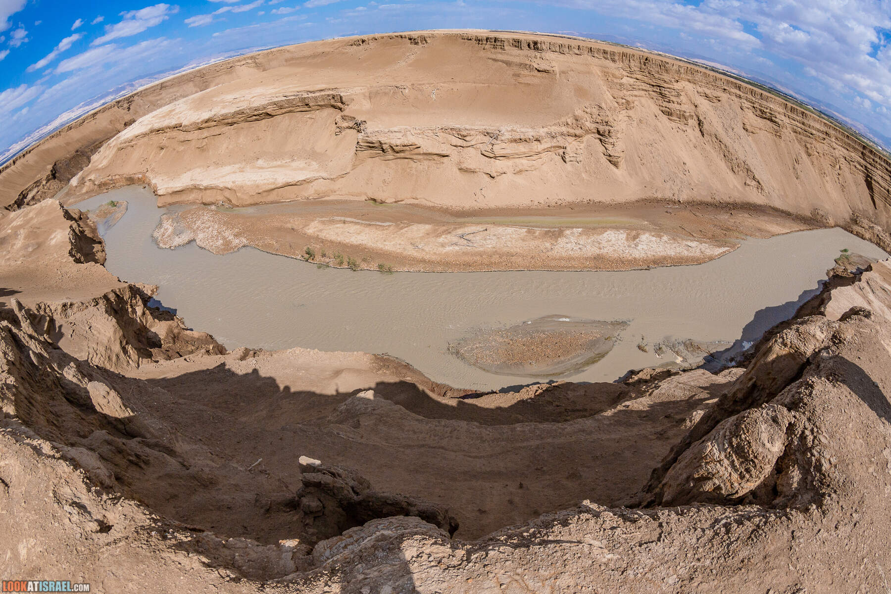 Устье Иордана - там, где Иордан впадает в Мертвое море |   שפך ירדן