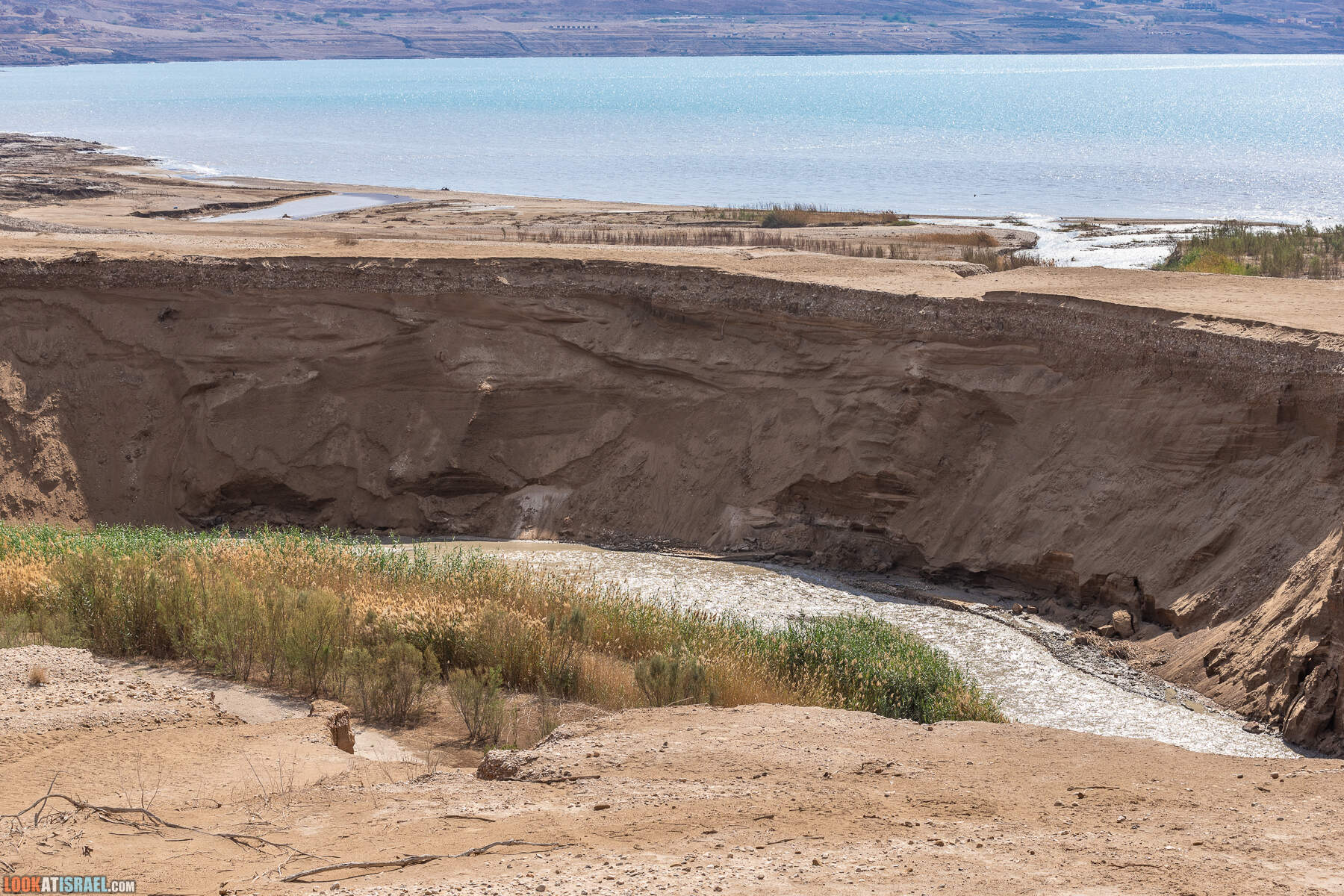 Устье Иордана - там, где Иордан впадает в Мертвое море |   שפך ירדן