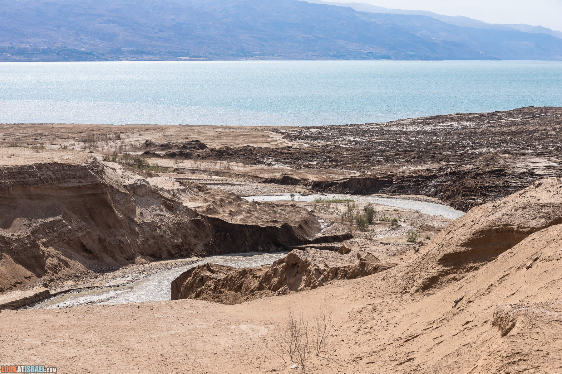 Устье Иордана - там, где Иордан впадает в Мертвое море |   שפך ירדן