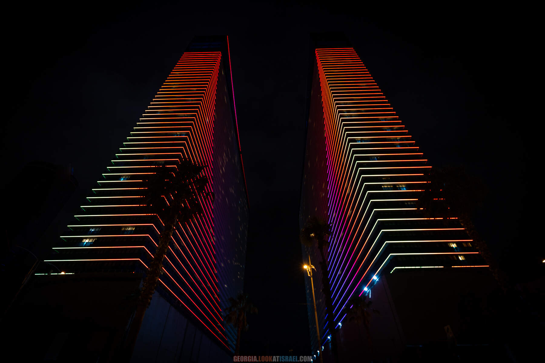 Ночной Батуми и танцующие фонтаны