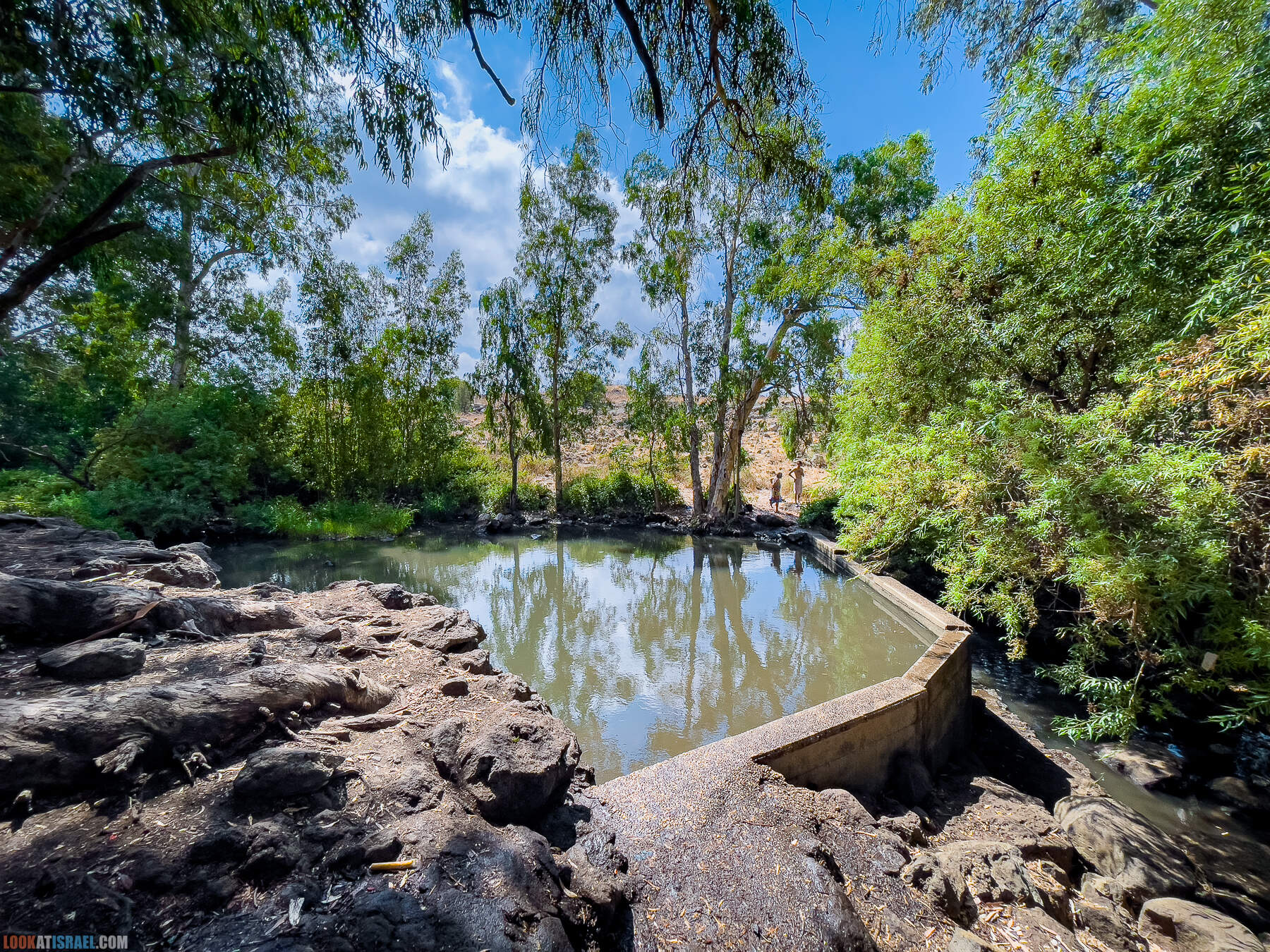 Родники и источники Голанских высот - Бассейн (запруда) Брихат Аниам - בריכת אניעם