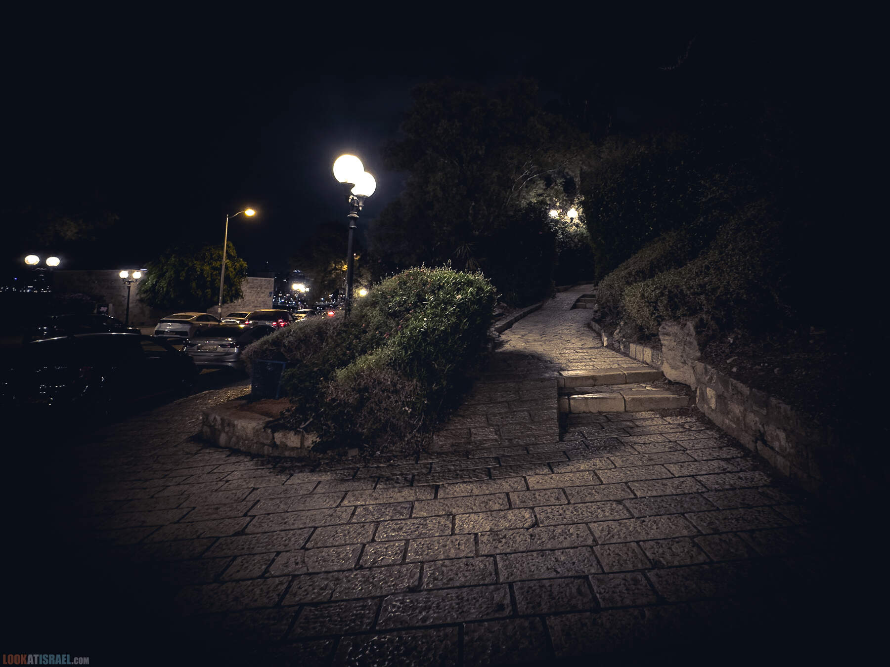 Блошиный рынок в Яффо ночью, Тель-Авив, Израиль