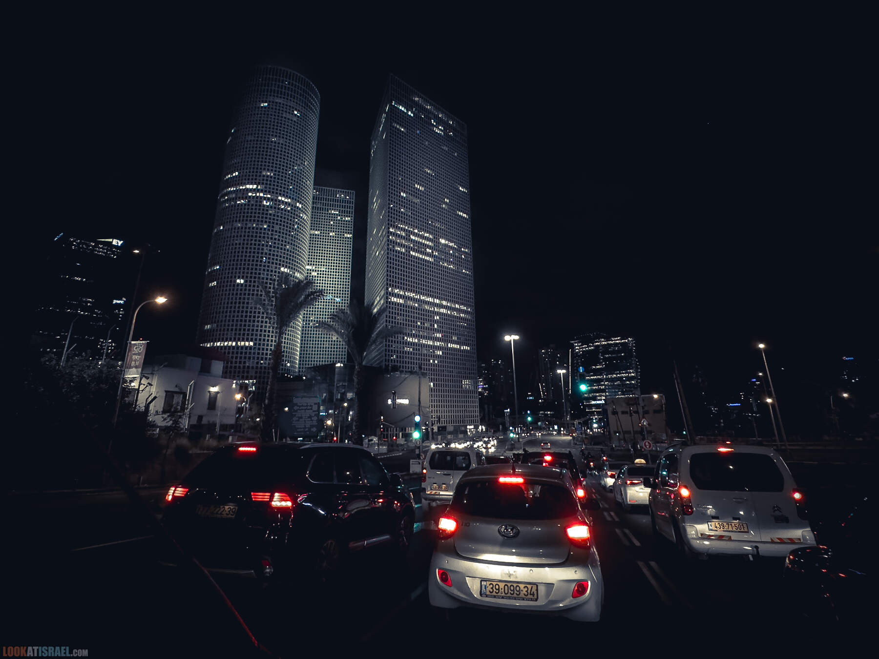 Блошиный рынок в Яффо ночью, Тель-Авив, Израиль