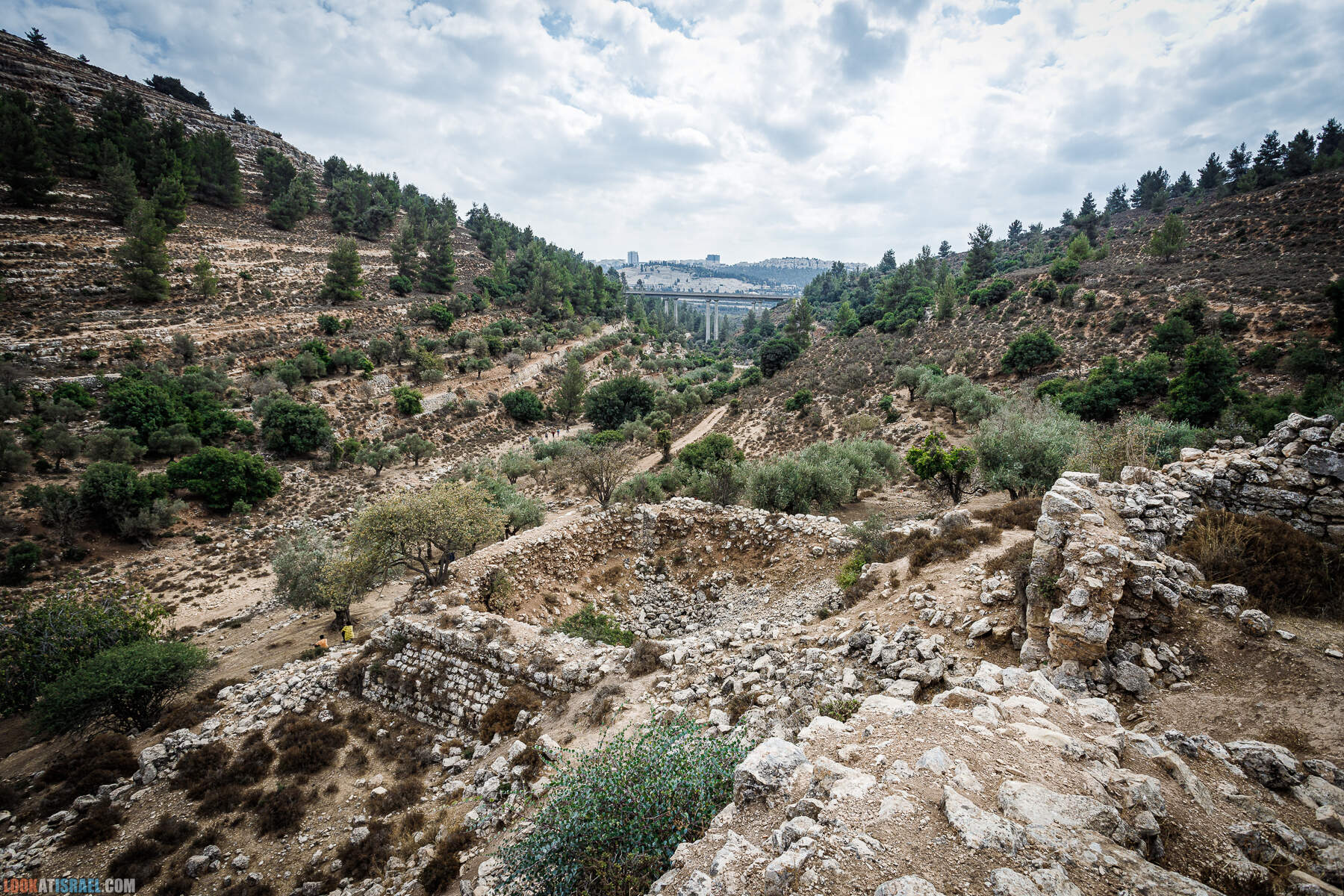 Поход вокруг Мевасерет Цион - Ущелья Халилим и Луза. Мосты Иерусалима