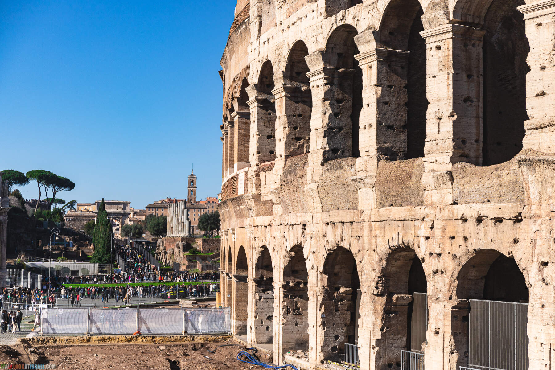 Зимняя прогулка по Риму