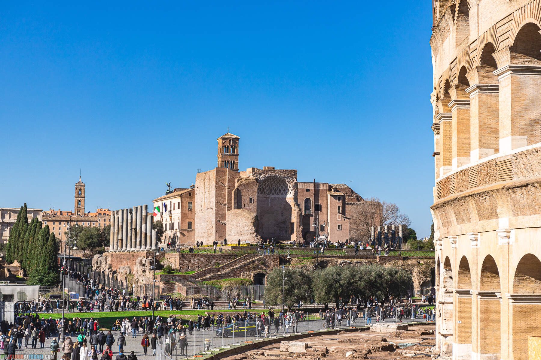 Зимняя прогулка по Риму