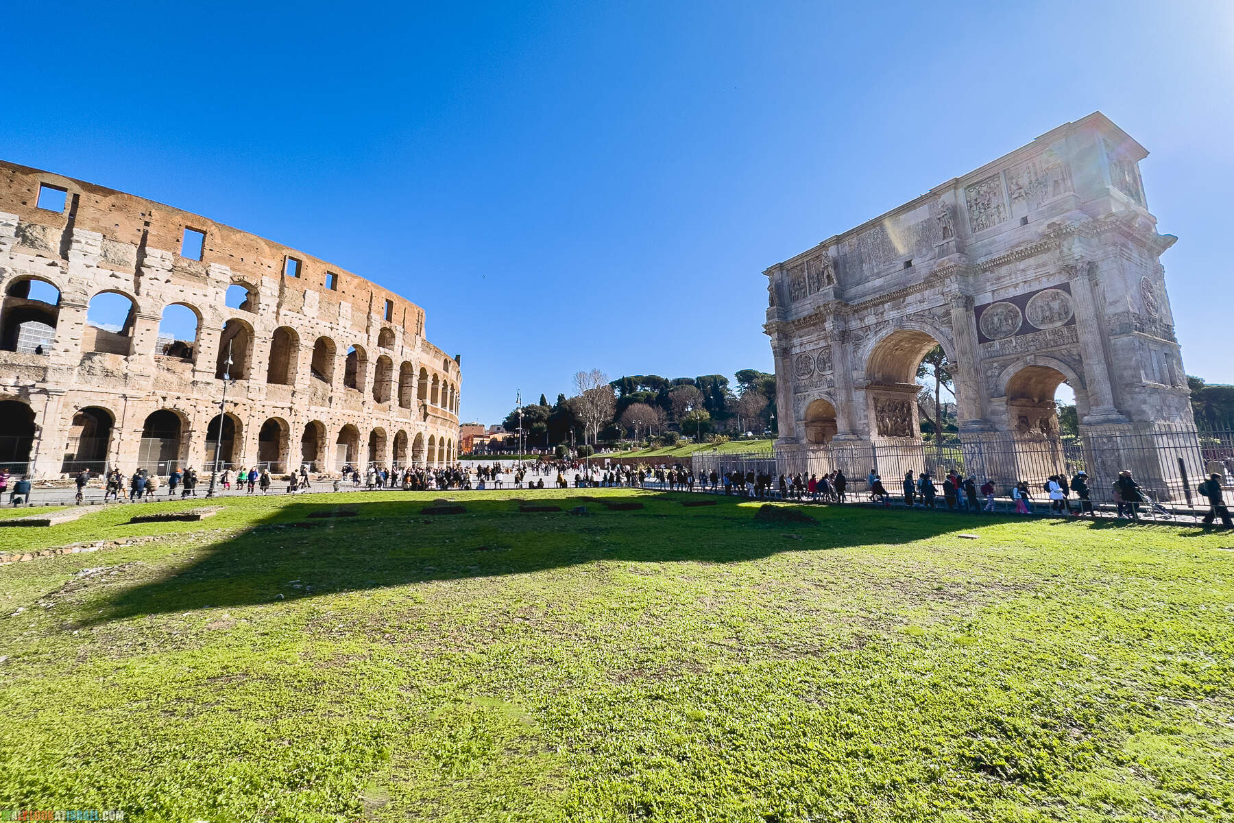 Зимняя прогулка по Риму