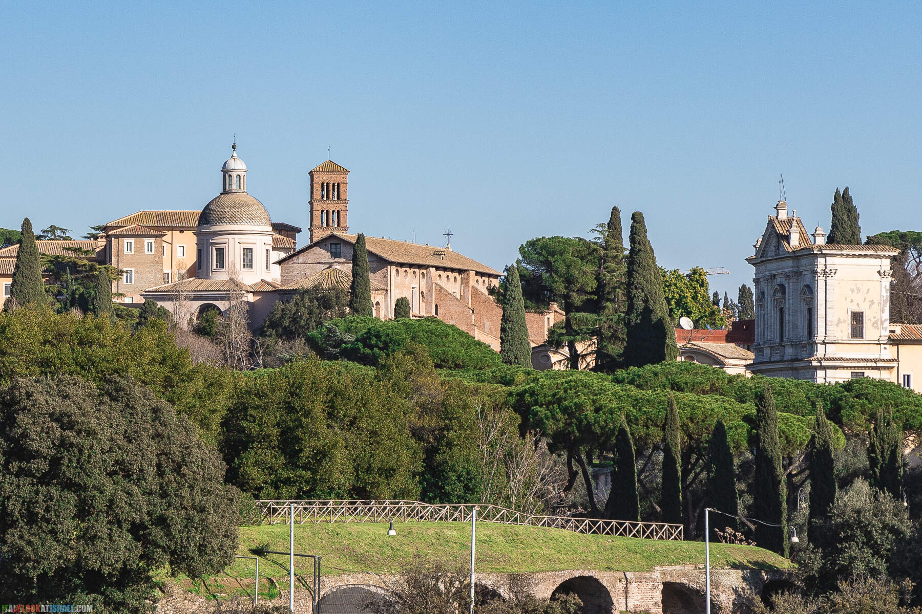 Зимняя прогулка по Риму