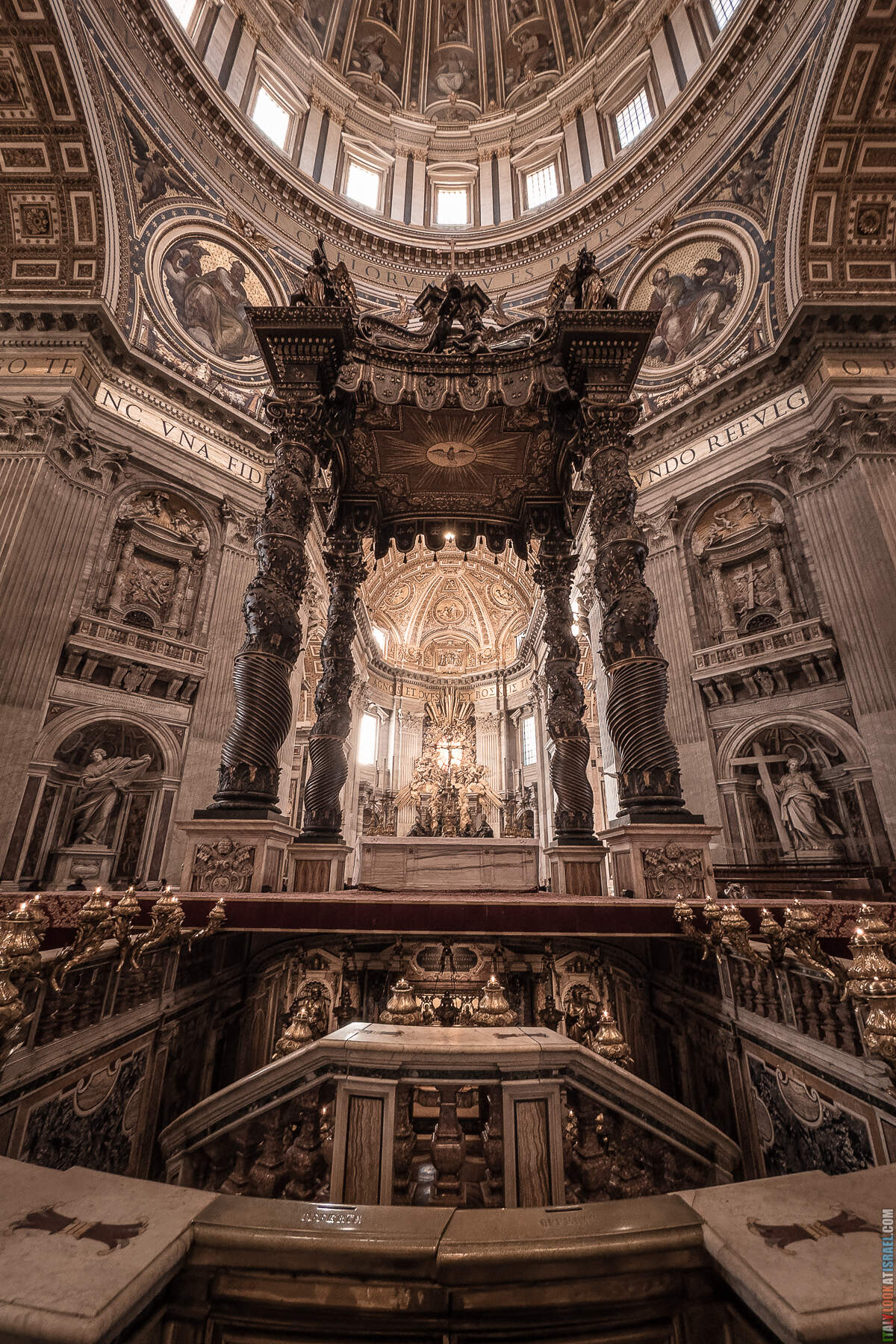 Музеи Ватикана, собор святого Петра и весь Рим с купола