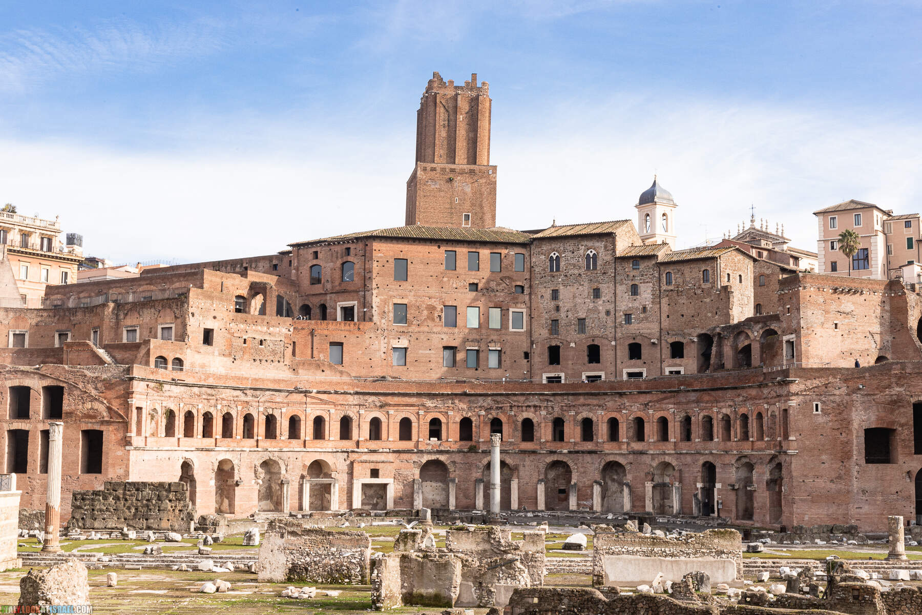 Зимний Рим - Колизей и римский форум