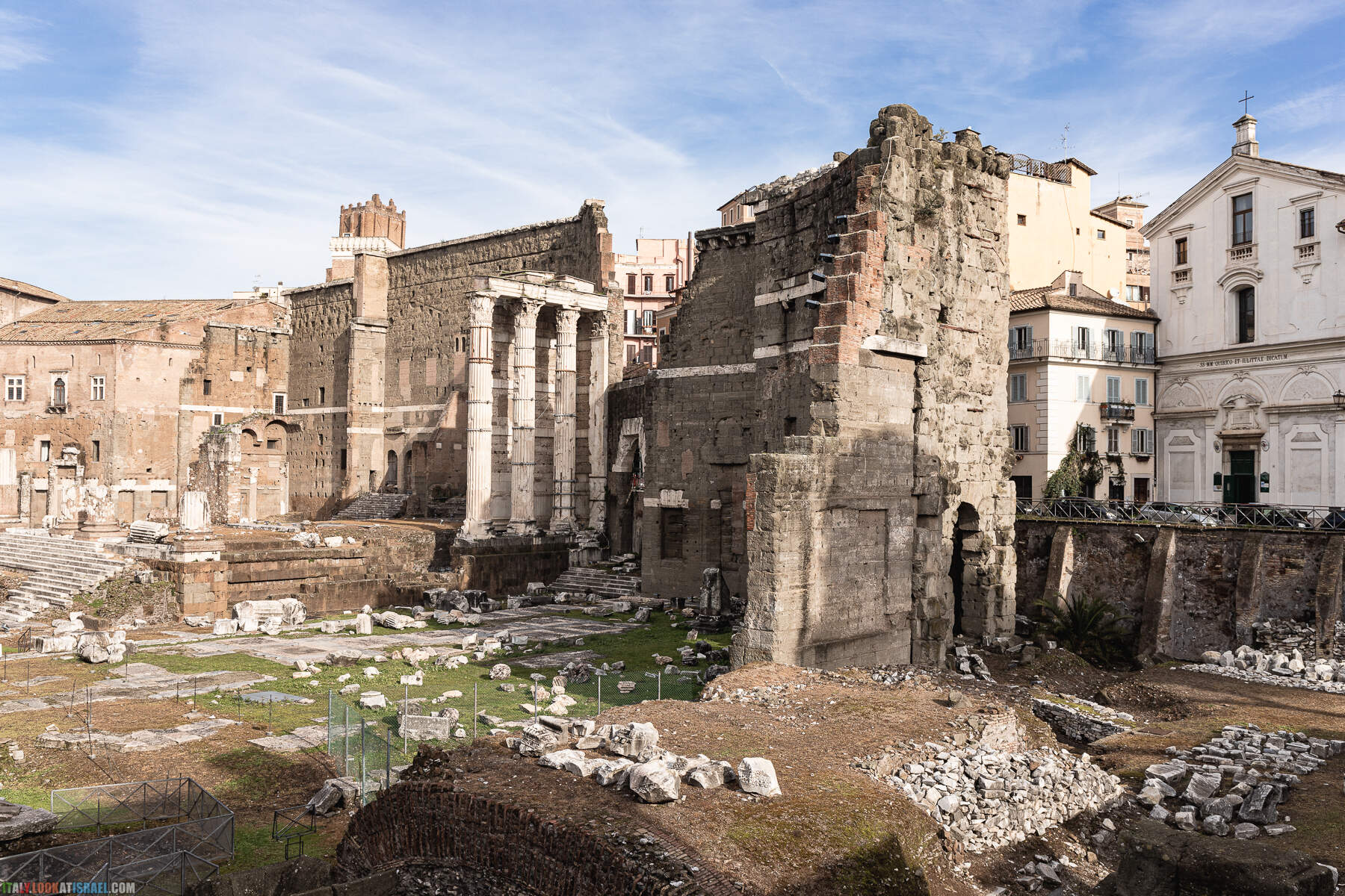 Зимний Рим - Колизей и римский форум