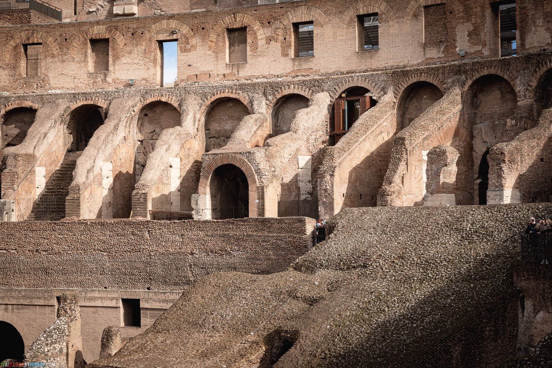 Зимний Рим - Колизей и римский форум