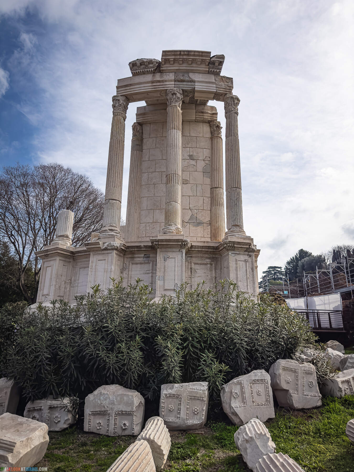 Зимний Рим - Колизей и римский форум