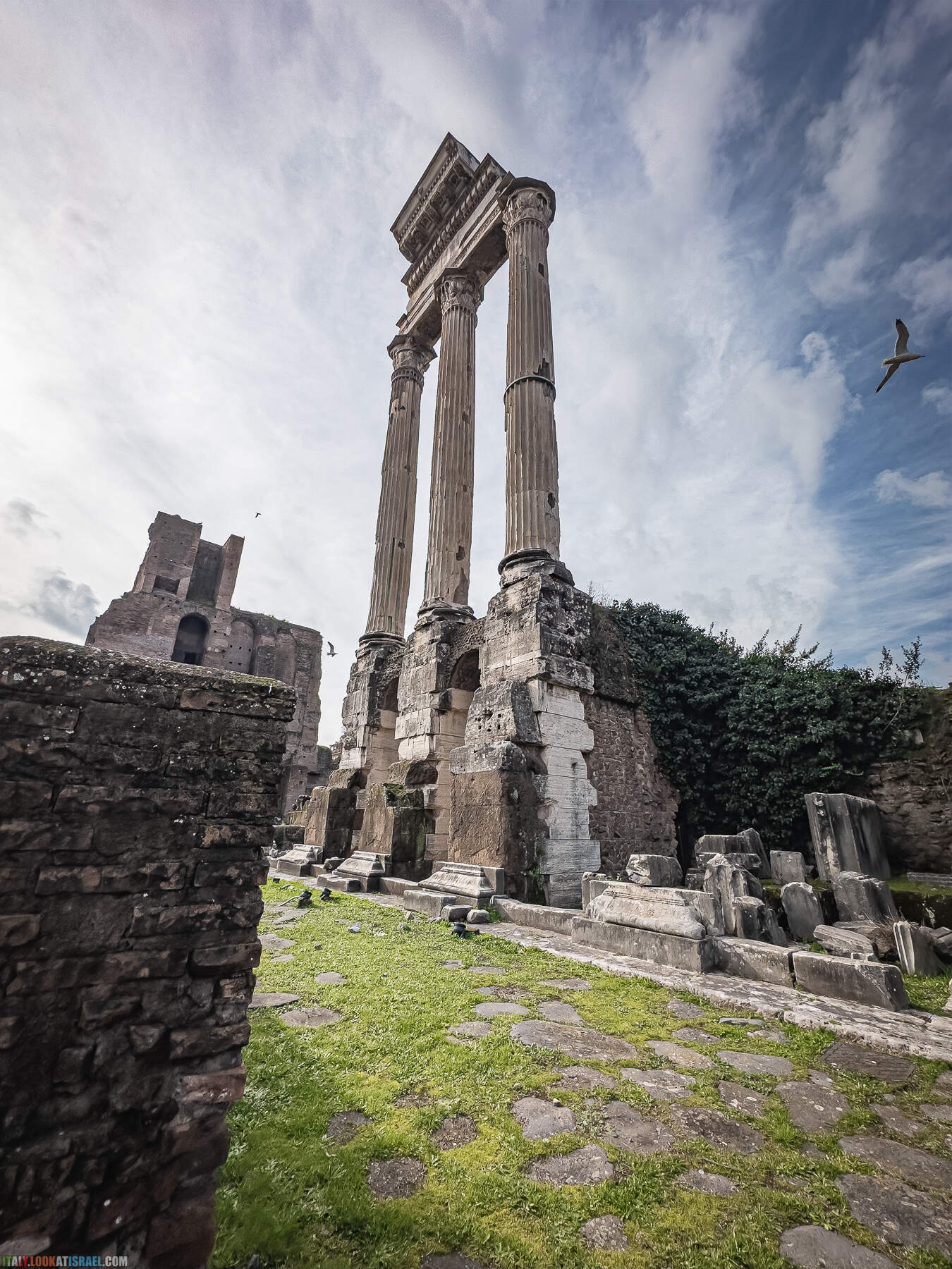 Зимний Рим - Колизей и римский форум