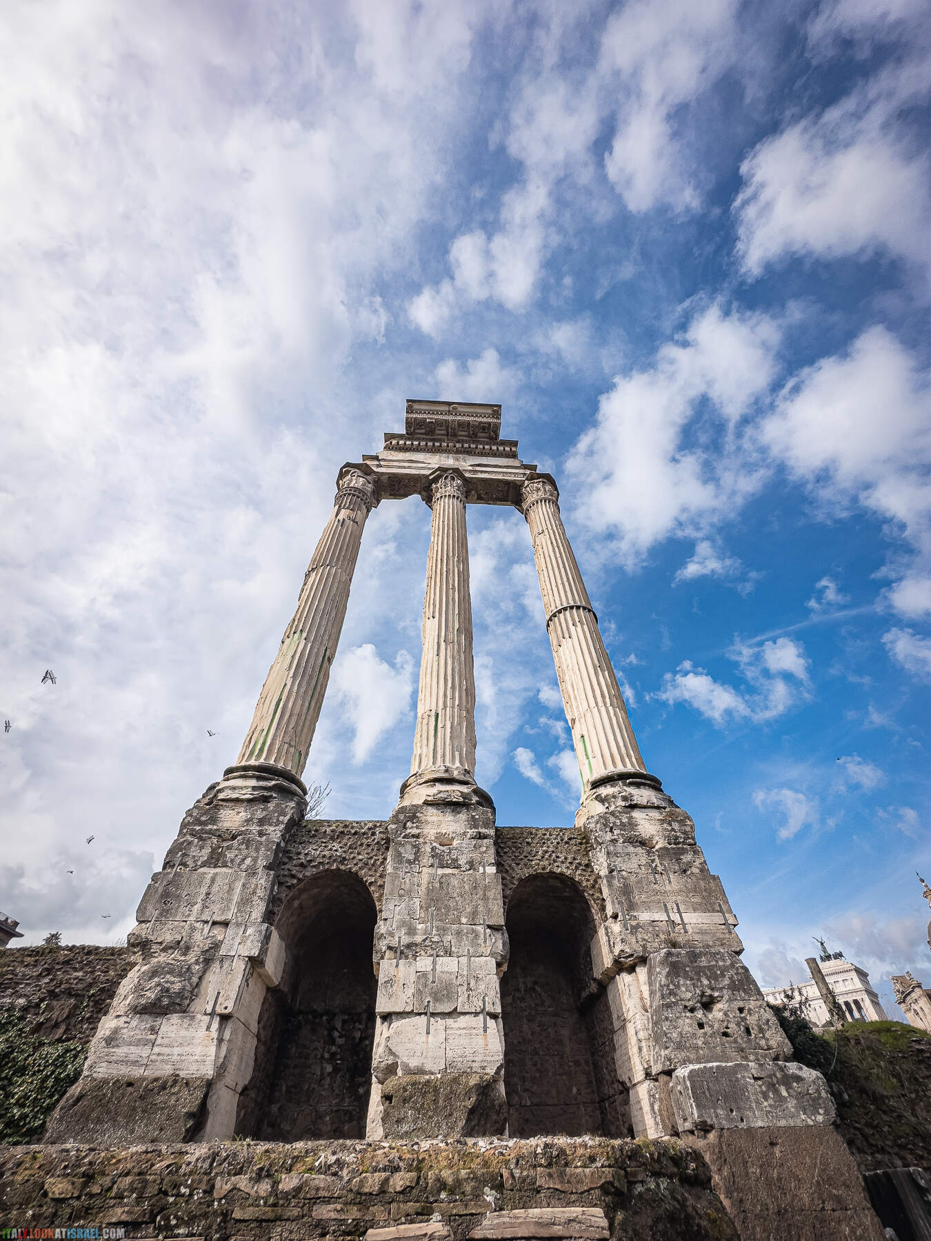 Зимний Рим - Колизей и римский форум