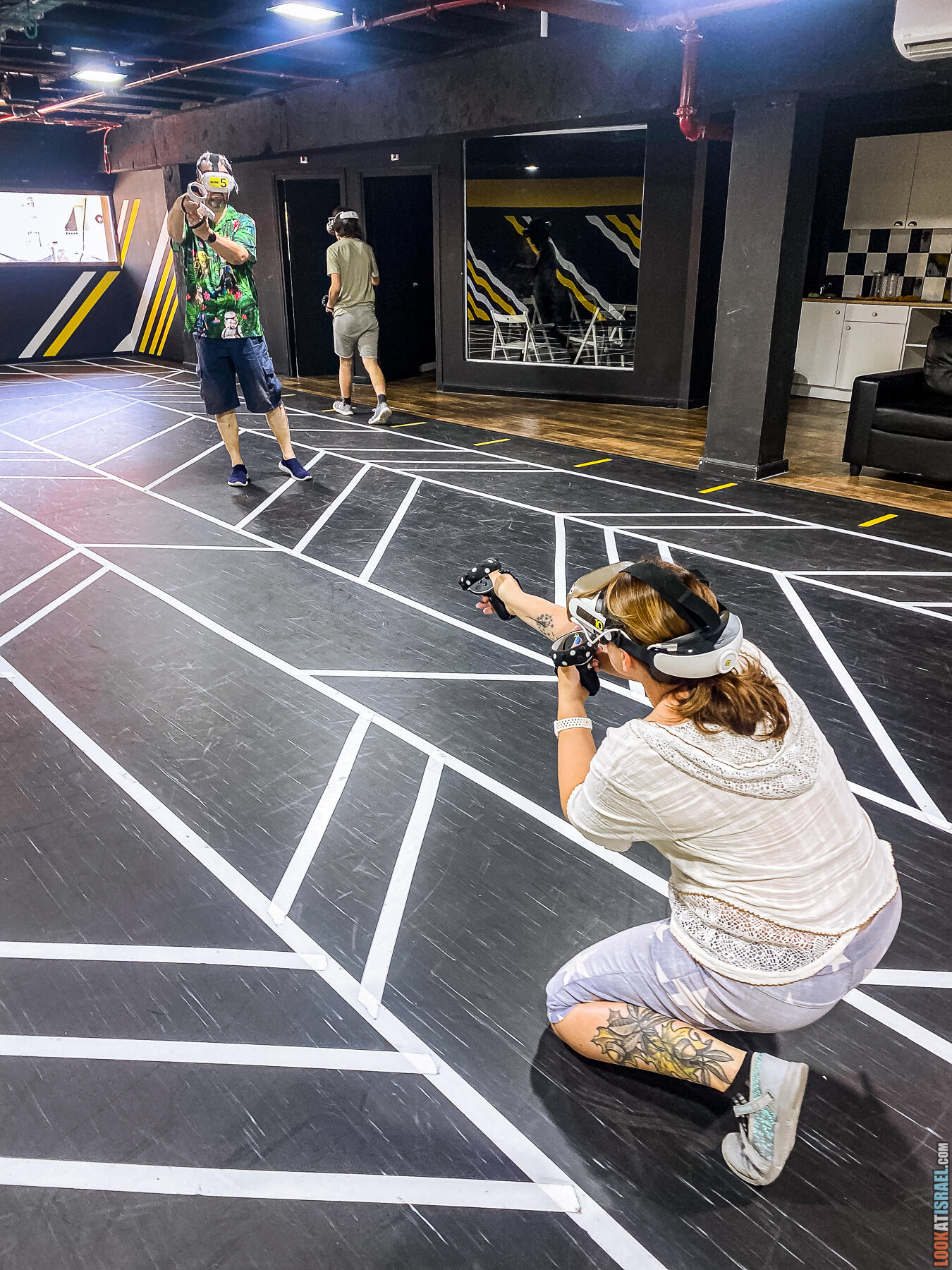 YesVR - Арена виртуальной реальности в Холоне, Израиль - Virtual reality arena, Holon, Israel - מציאות מדומה בזירה| חולון