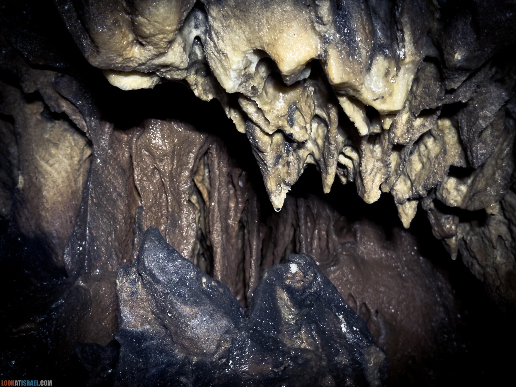 Сталактитовая пещера Эль Джанав и поселение Эвьятар - El Janab stalactite cave - מערת אל ג'נב מערת נטיפים