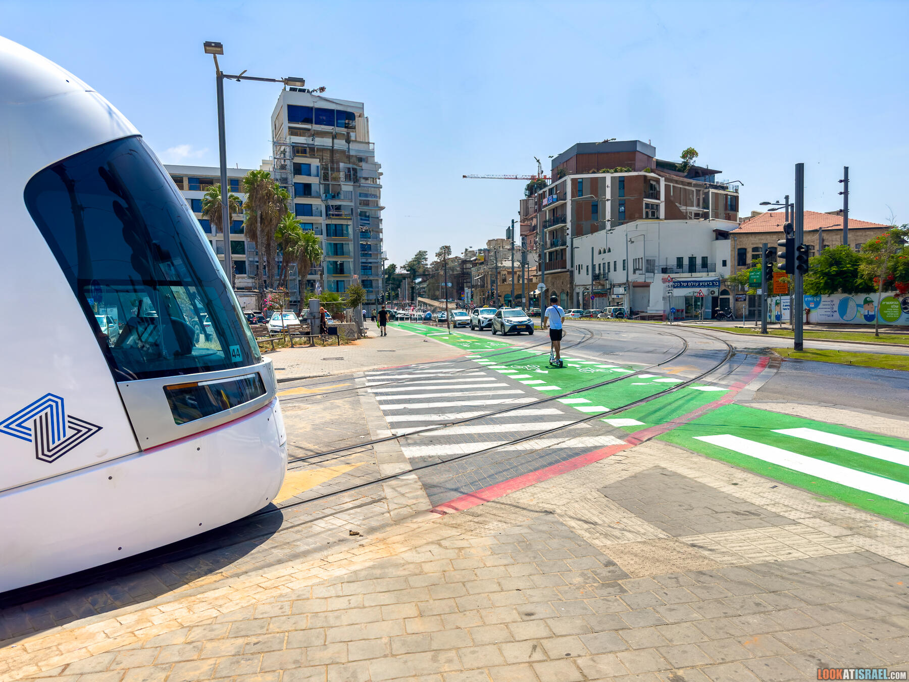 Тель Авивский трамвай - Первая поездка