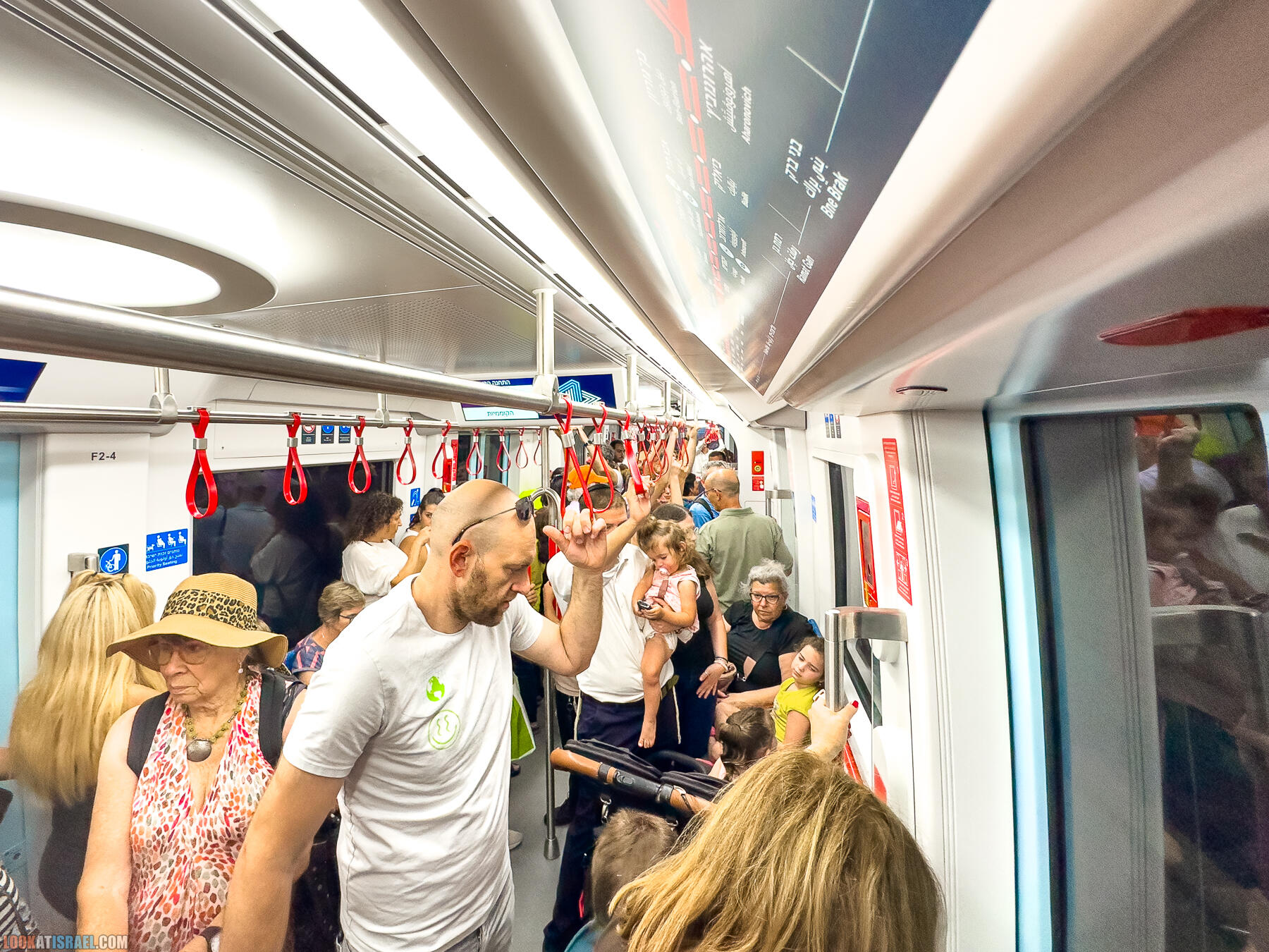 Тель Авивский трамвай - Первая поездка 