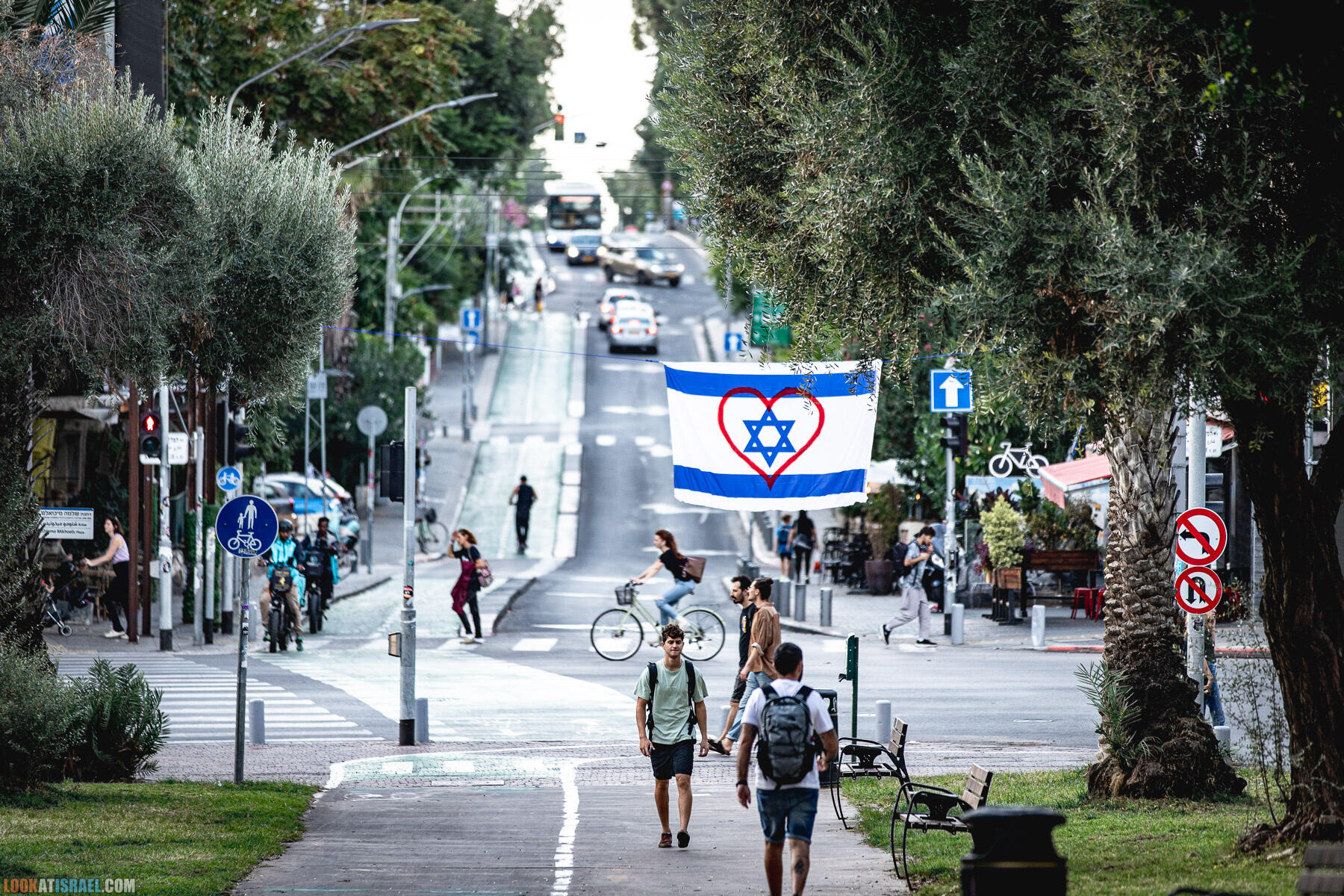 Тель Авив во время войны Железные мечи, октябрь 2023