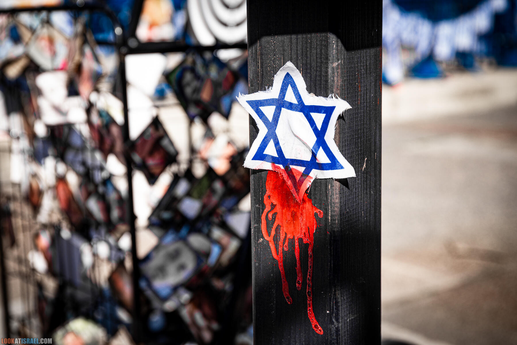 100 дней в заложниках. Площадь похищенных, Тель Авив