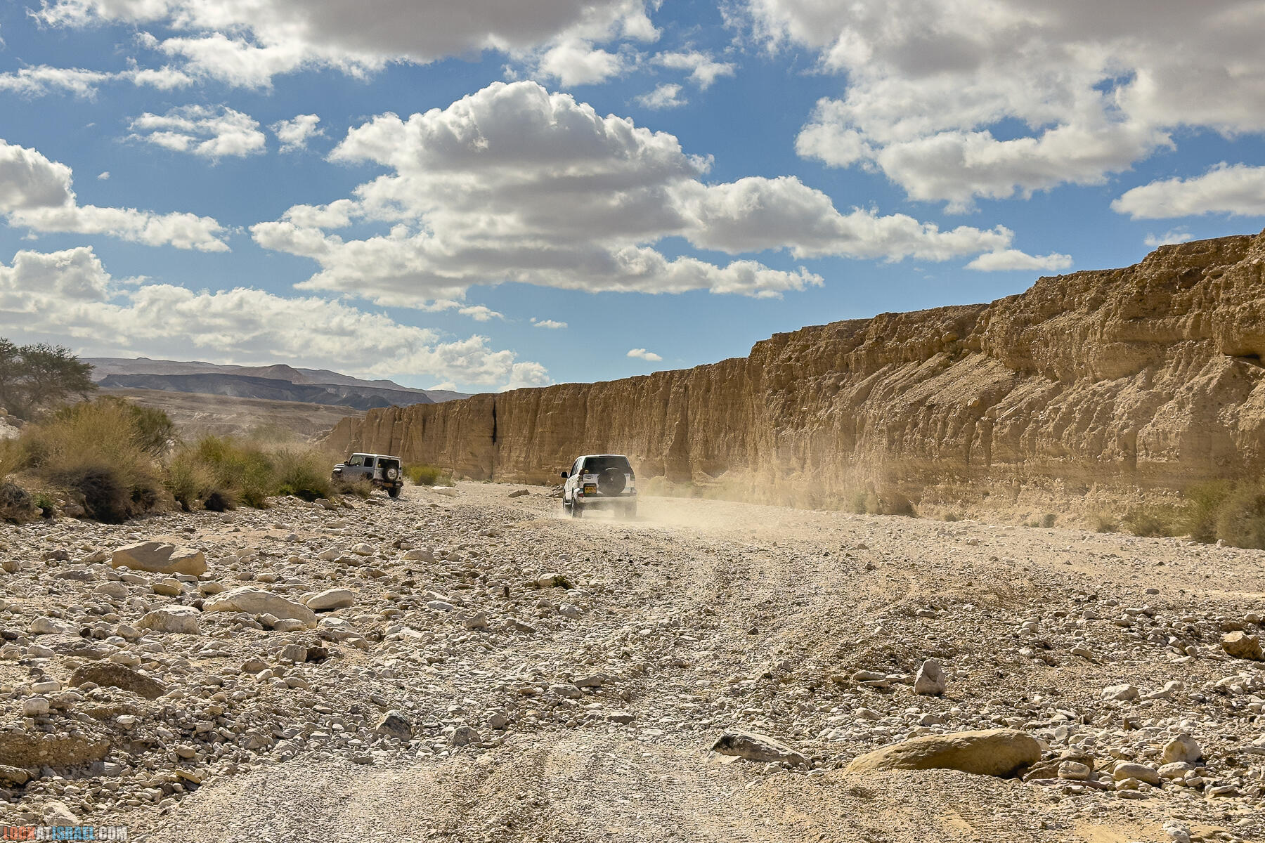 Долина Арава на джипах за два дня - Долина Цин, нахаль и маале Марзева, источник Эйн Ум-Тина, водопад Хагор