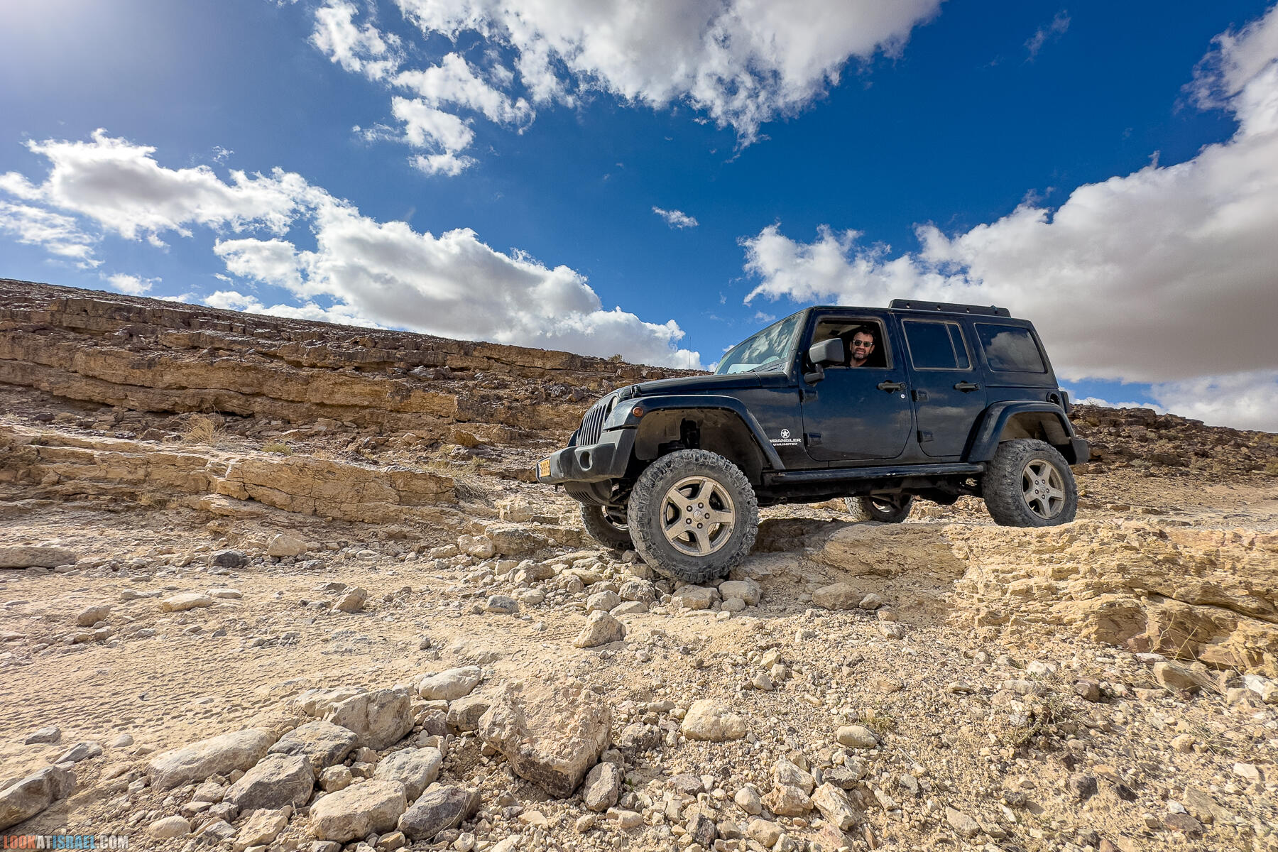 Долина Арава на джипах за два дня - Долина Цин, нахаль и маале Марзева, источник Эйн Ум-Тина, водопад Хагор