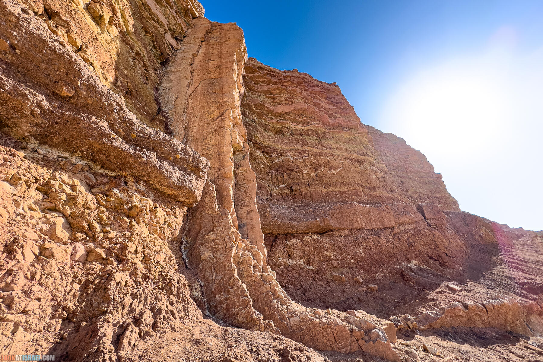 Поход на гору Ардон в Махтеш Рамон (Израиль), дайка, конусный холм