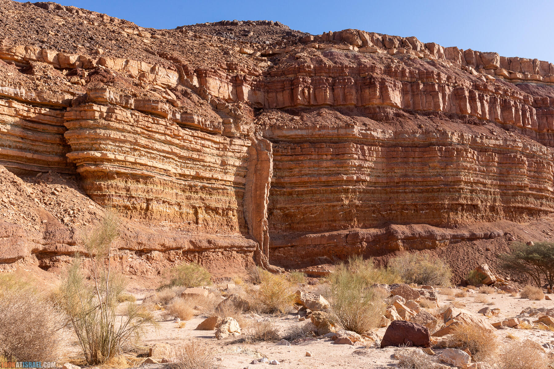 Поход на гору Ардон в Махтеш Рамон (Израиль), дайка, конусный холм
