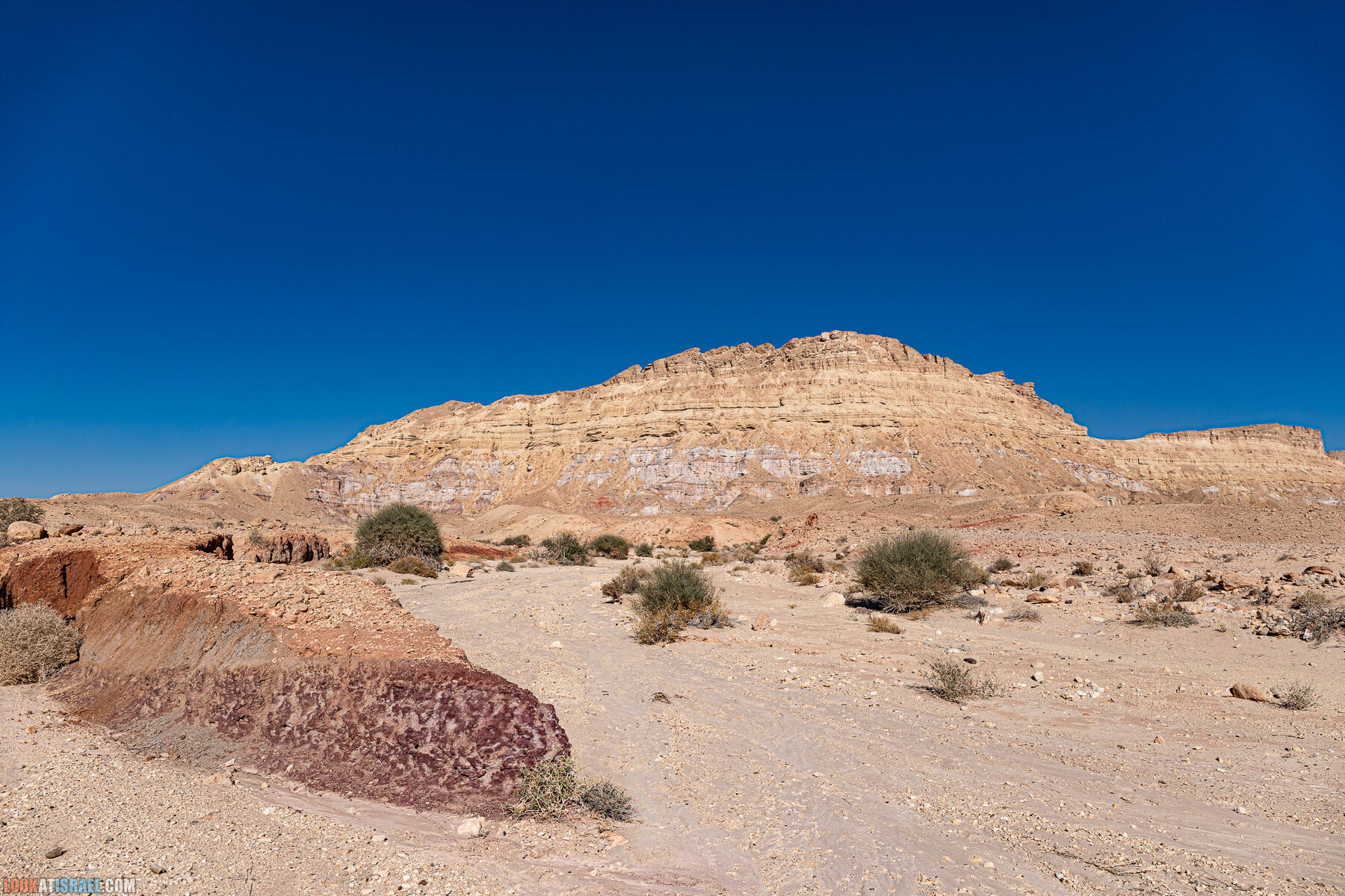 Поход на гору Ардон в Махтеш Рамон (Израиль), дайка, конусный холм