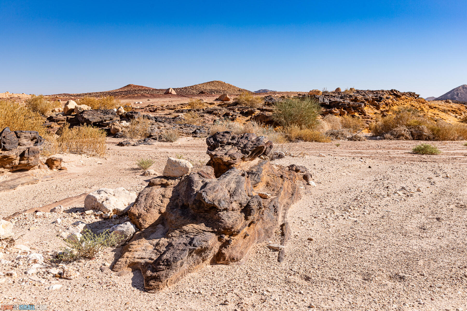 Поход на гору Ардон в Махтеш Рамон (Израиль), дайка, конусный холм