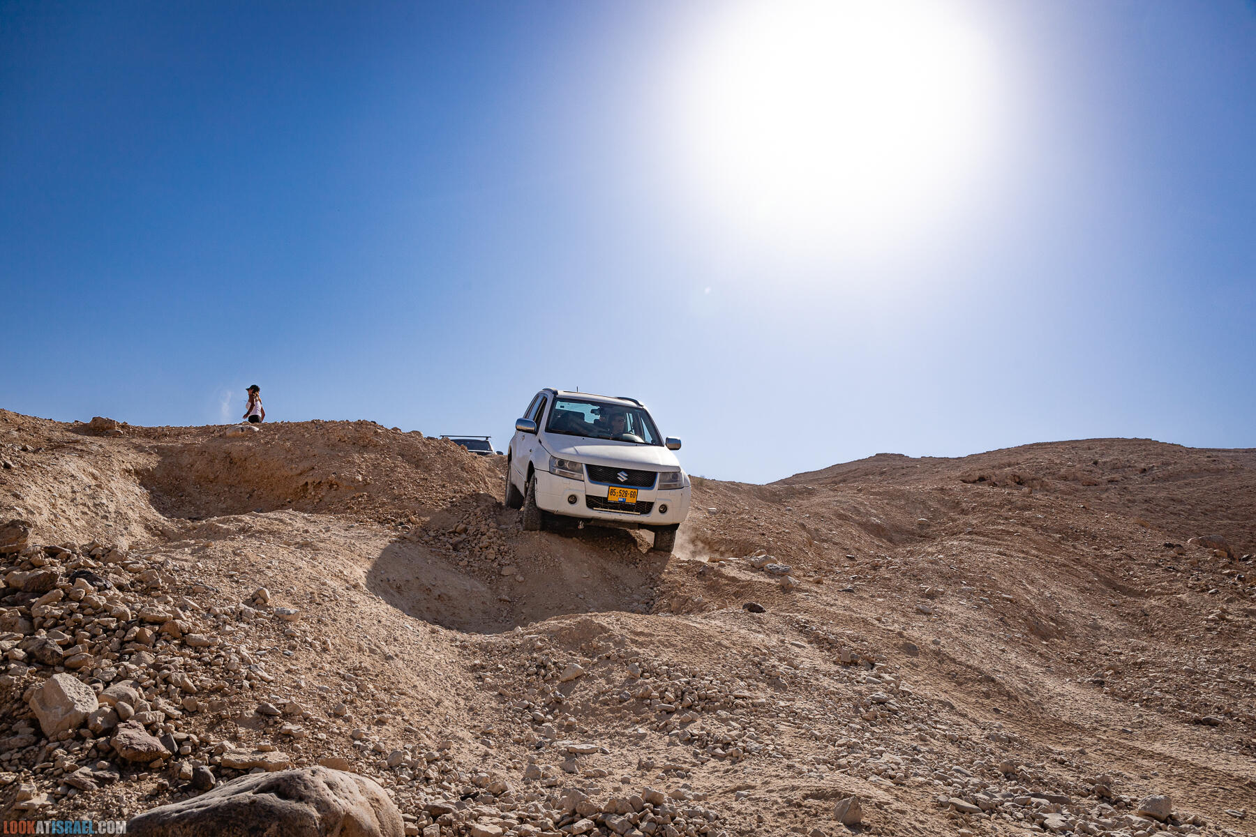 Один самых технически сложных внедорожных маршрутов Израиля - Ножи Димоны - Сакиней Димона -  LookAtIsrael.com - Фото путешествия по Израилю