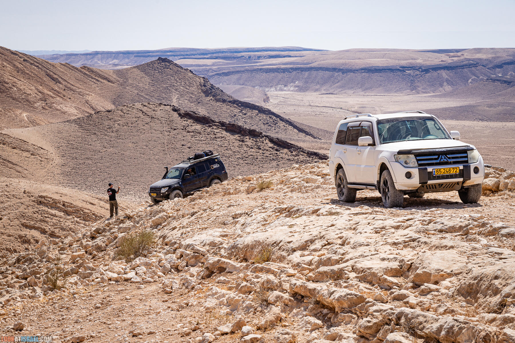 Один самых технически сложных внедорожных маршрутов Израиля - Ножи Димоны - Сакиней Димона -  LookAtIsrael.com - Фото путешествия по Израилю