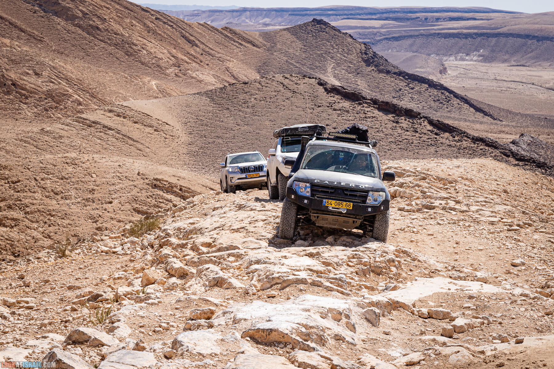 Один самых технически сложных внедорожных маршрутов Израиля - Ножи Димоны - Сакиней Димона -  LookAtIsrael.com - Фото путешествия по Израилю