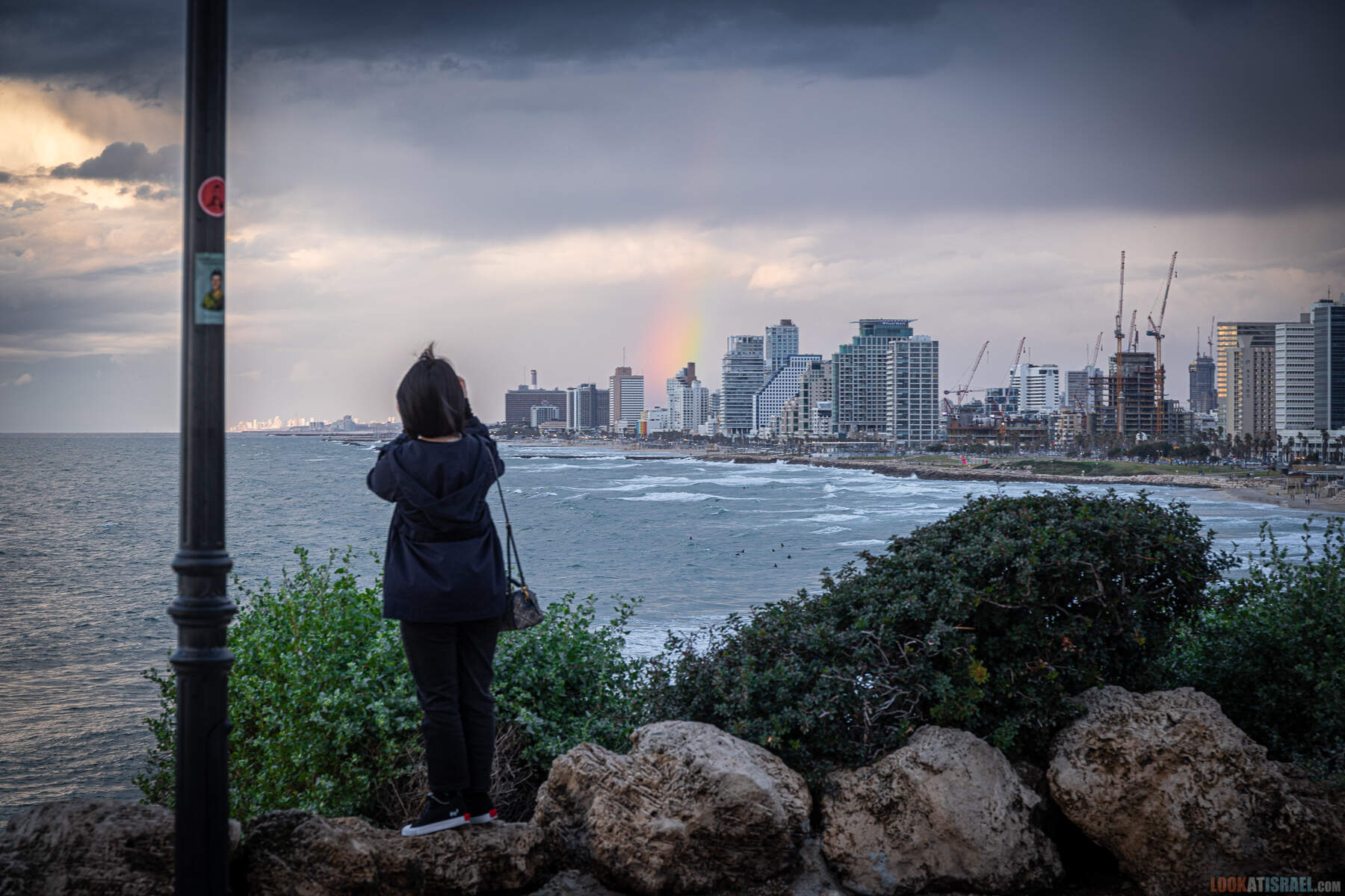 Радуга над Средиземным морем, Тель Авив