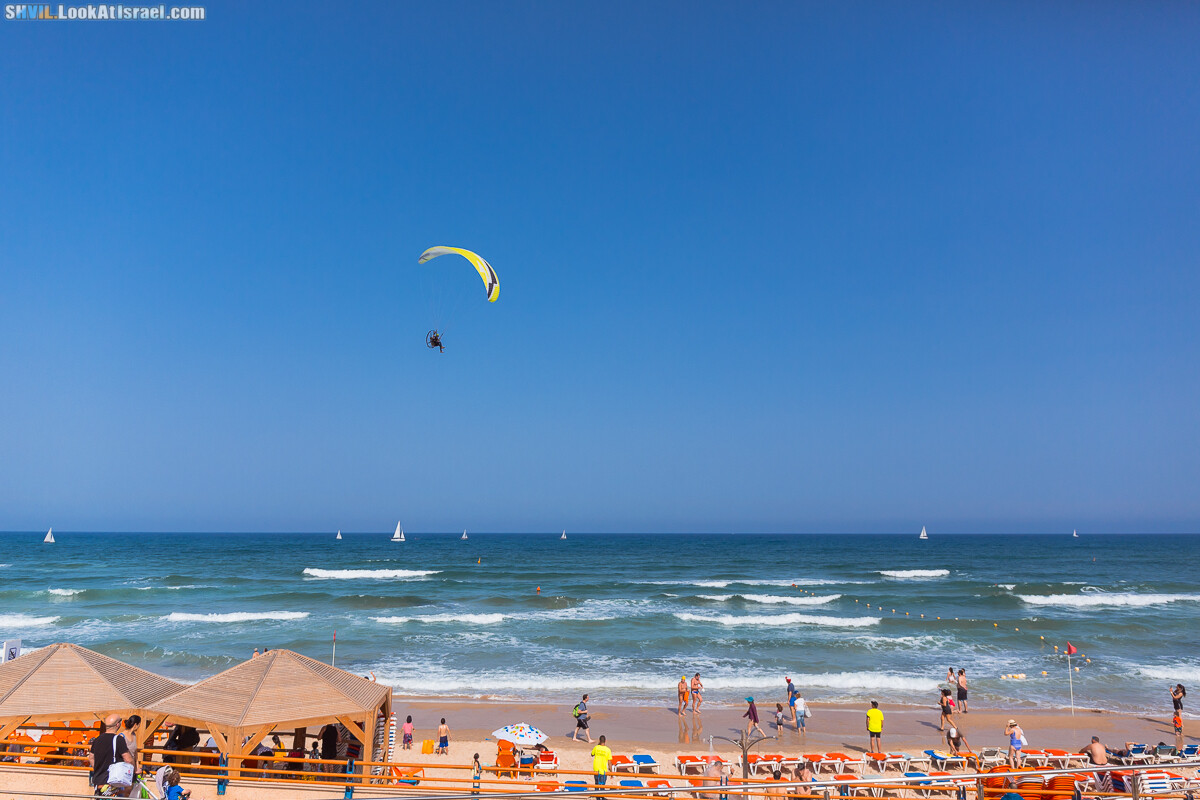 Израильская тропа, участок 15-2 Апполония (Арсуф) - Порт Тель-Авива | Israel National Trail | שביל ישראל, קטע 15-2 ארסוף נמל תל אביב | shvil.LookAtIsrael.com - Фото путешествия по Израилю