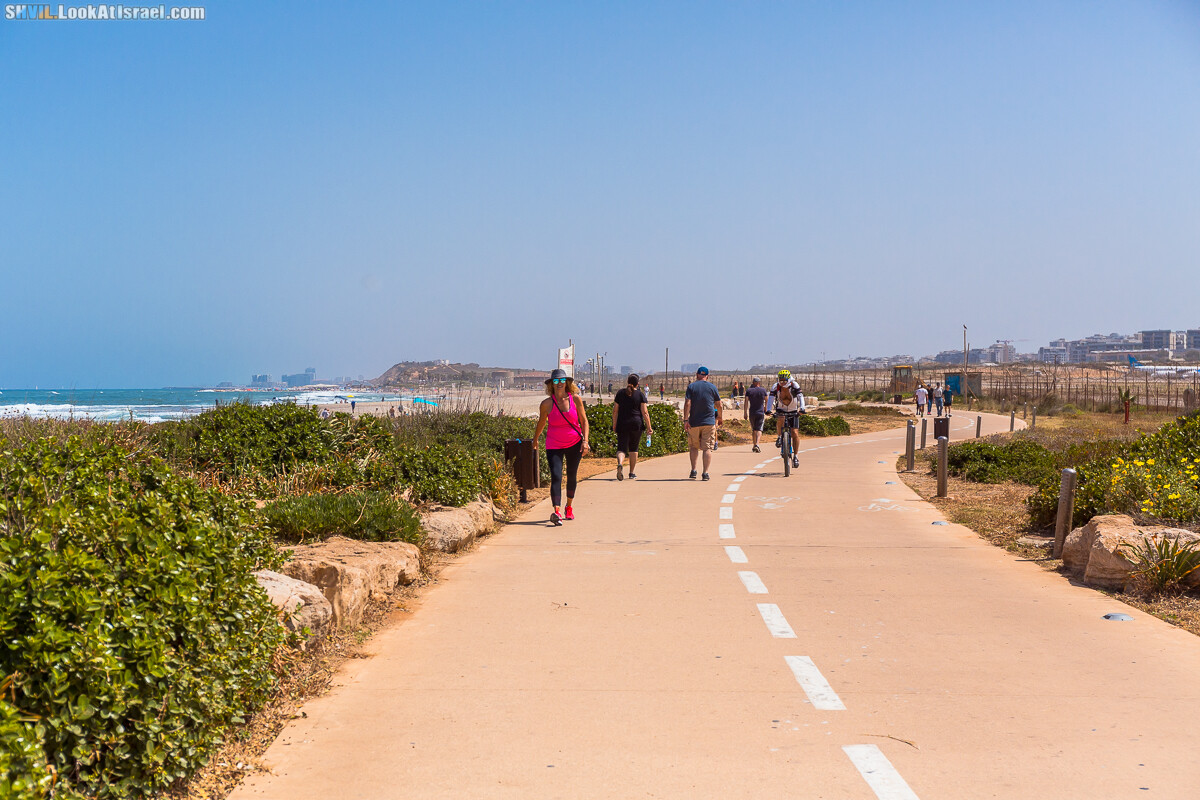 Израильская тропа, участок 15-2 Апполония (Арсуф) - Порт Тель-Авива | Israel National Trail | שביל ישראל, קטע 15-2 ארסוף נמל תל אביב | shvil.LookAtIsrael.com - Фото путешествия по Израилю