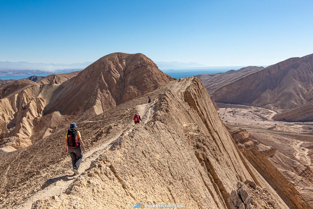 Израильская тропа, участок 46 Гора Йоаш - Вади Гешрон - Эйлат | Israel National Trail - Yoash Mt - Eilat | שביל ישראל, קטע 46 - הר יואש - אילת | shvil.LookAtIsrael.com - Фото путешествия по Израилю