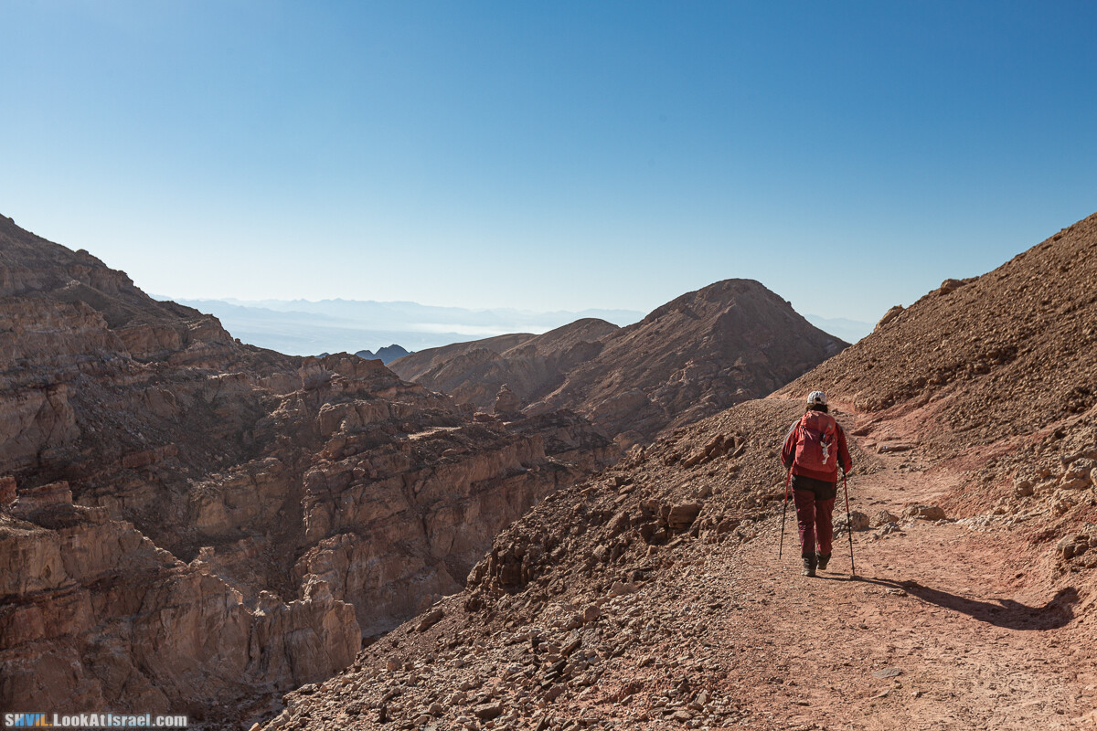 Израильская тропа, участок 46 Гора Йоаш - Вади Гешрон - Эйлат | Israel National Trail - Yoash Mt - Eilat | שביל ישראל, קטע 46 - הר יואש - אילת | shvil.LookAtIsrael.com - Фото путешествия по Израилю