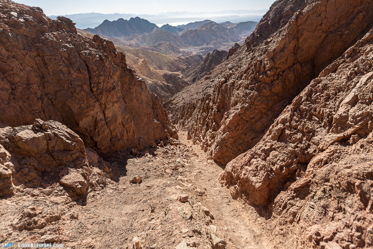 Израильская тропа, участок 46 Гора Йоаш - Вади Гешрон - Эйлат | Israel National Trail - Yoash Mt - Eilat | שביל ישראל, קטע 46 - הר יואש - אילת | shvil.LookAtIsrael.com - Фото путешествия по Израилю
