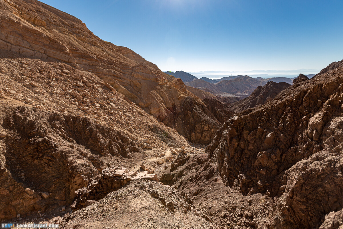 Израильская тропа, участок 46 Гора Йоаш - Вади Гешрон - Эйлат | Israel National Trail - Yoash Mt - Eilat | שביל ישראל, קטע 46 - הר יואש - אילת | shvil.LookAtIsrael.com - Фото путешествия по Израилю