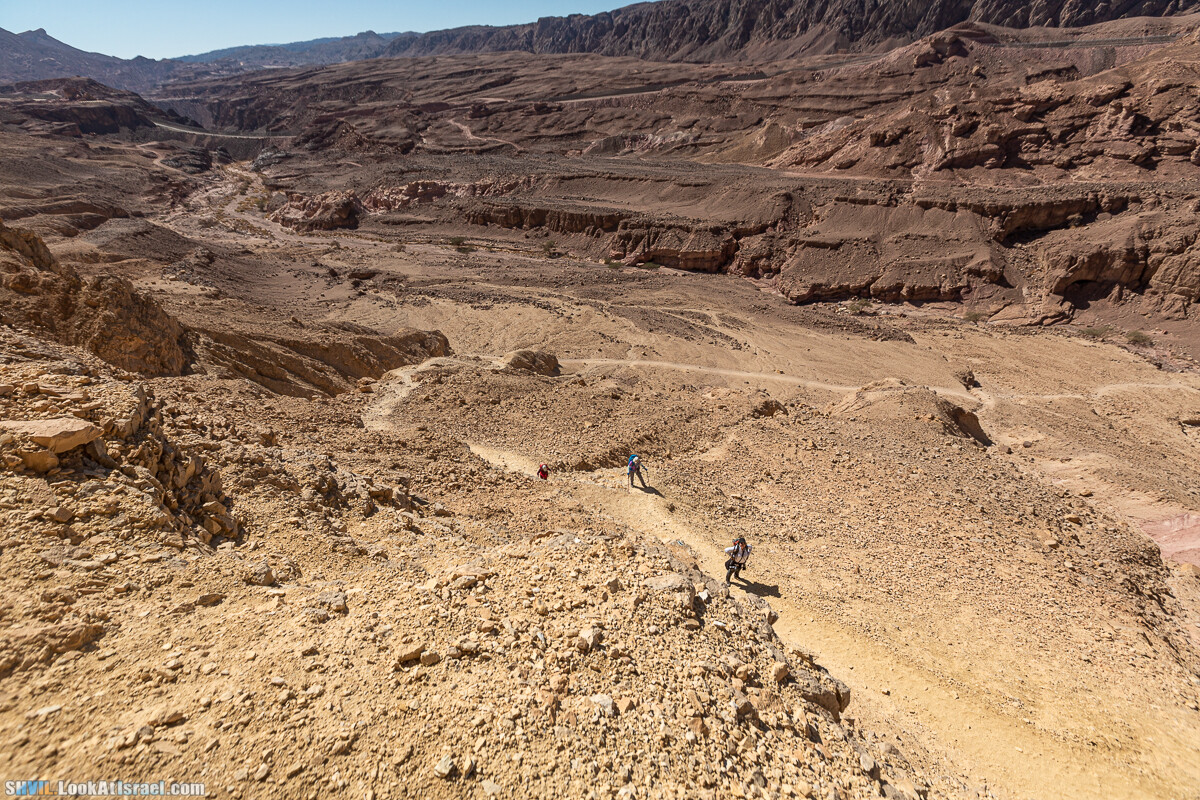 Израильская тропа, участок 46 Гора Йоаш - Вади Гешрон - Эйлат | Israel National Trail - Yoash Mt - Eilat | שביל ישראל, קטע 46 - הר יואש - אילת | shvil.LookAtIsrael.com - Фото путешествия по Израилю