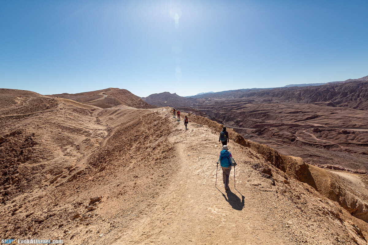 Израильская тропа, участок 46 Гора Йоаш - Вади Гешрон - Эйлат | Israel National Trail - Yoash Mt - Eilat | שביל ישראל, קטע 46 - הר יואש - אילת | shvil.LookAtIsrael.com - Фото путешествия по Израилю