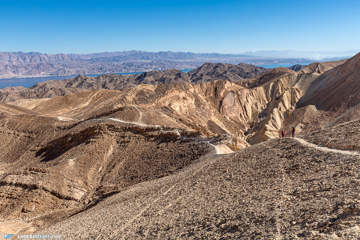 Израильская тропа, участок 46 Гора Йоаш - Вади Гешрон - Эйлат | Israel National Trail - Yoash Mt - Eilat | שביל ישראל, קטע 46 - הר יואש - אילת | shvil.LookAtIsrael.com - Фото путешествия по Израилю