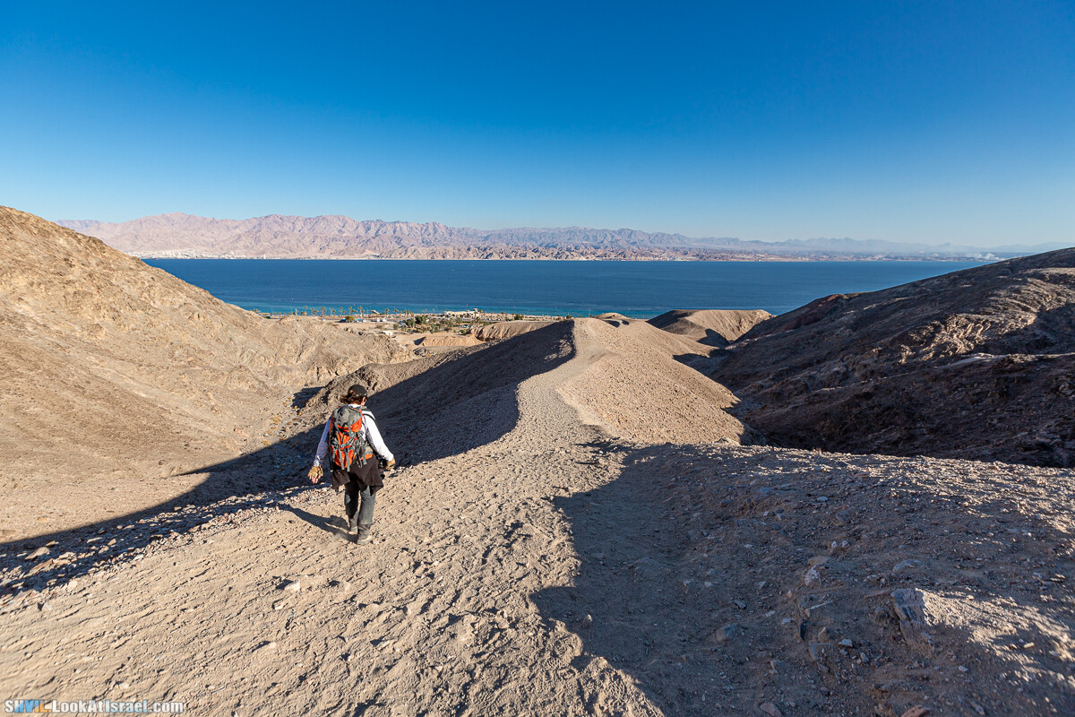 Израильская тропа, участок 46 Гора Йоаш - Вади Гешрон - Эйлат | Israel National Trail - Yoash Mt - Eilat | שביל ישראל, קטע 46 - הר יואש - אילת | shvil.LookAtIsrael.com - Фото путешествия по Израилю