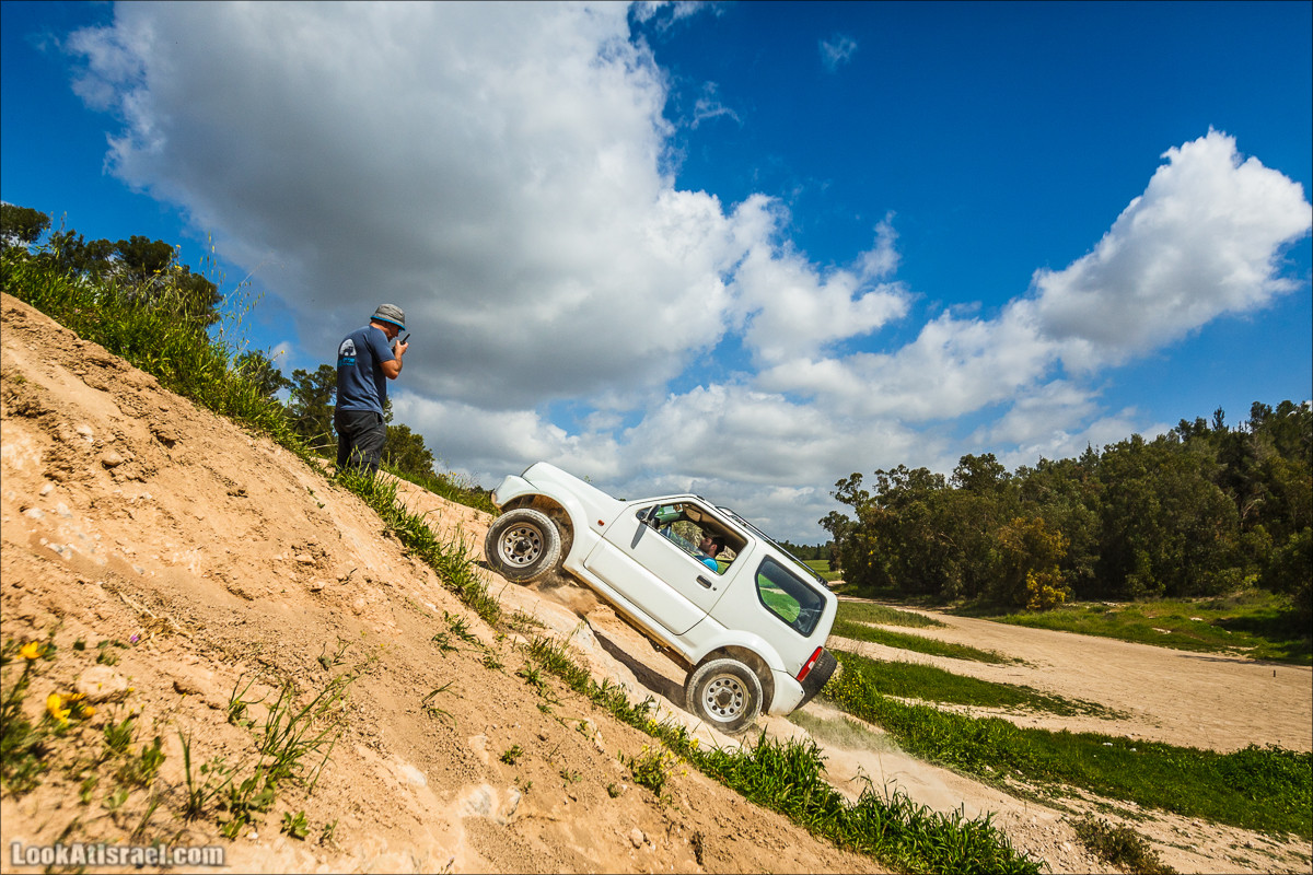 Курс вождения по бездорожью | LookAtIsrael.com - Фото путешествия по Израилю