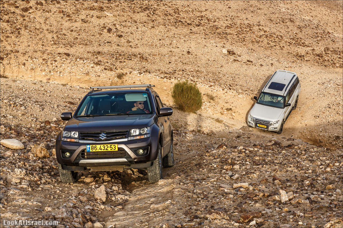 Курс вождения по бездорожью | Итоговый марафон - 2 дня в пустыне - Сакиней Димона - Димонские лезвия | LookAtIsrael.com - Фото путешествия по Израилю
