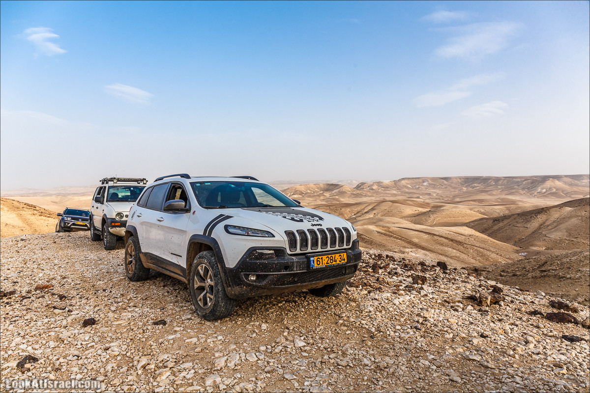 Курс вождения по бездорожью | Итоговый марафон - 2 дня в пустыне - Сакиней Димона - Димонские лезвия | LookAtIsrael.com - Фото путешествия по Израилю